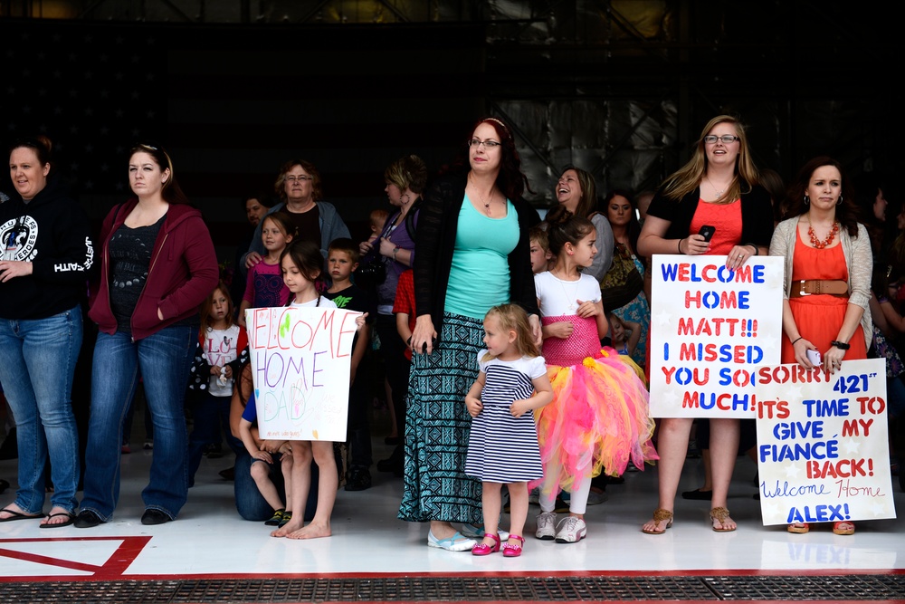 388th Fighter Wing and 419th Fighter Wing Deployment return