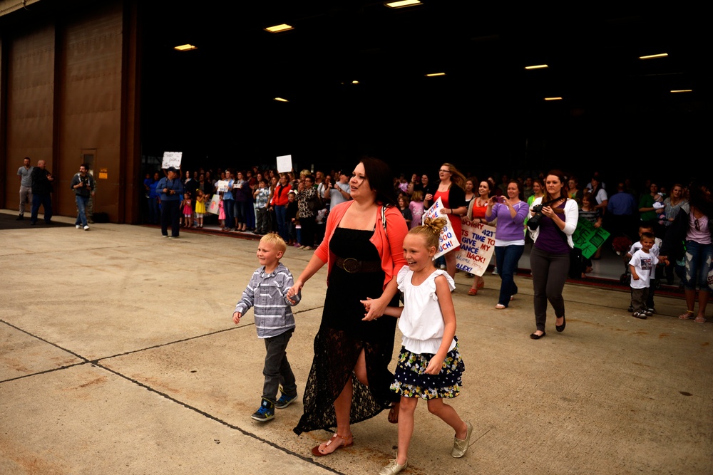 388th Fighter Wing and 419th Fighter Wing Deployment return