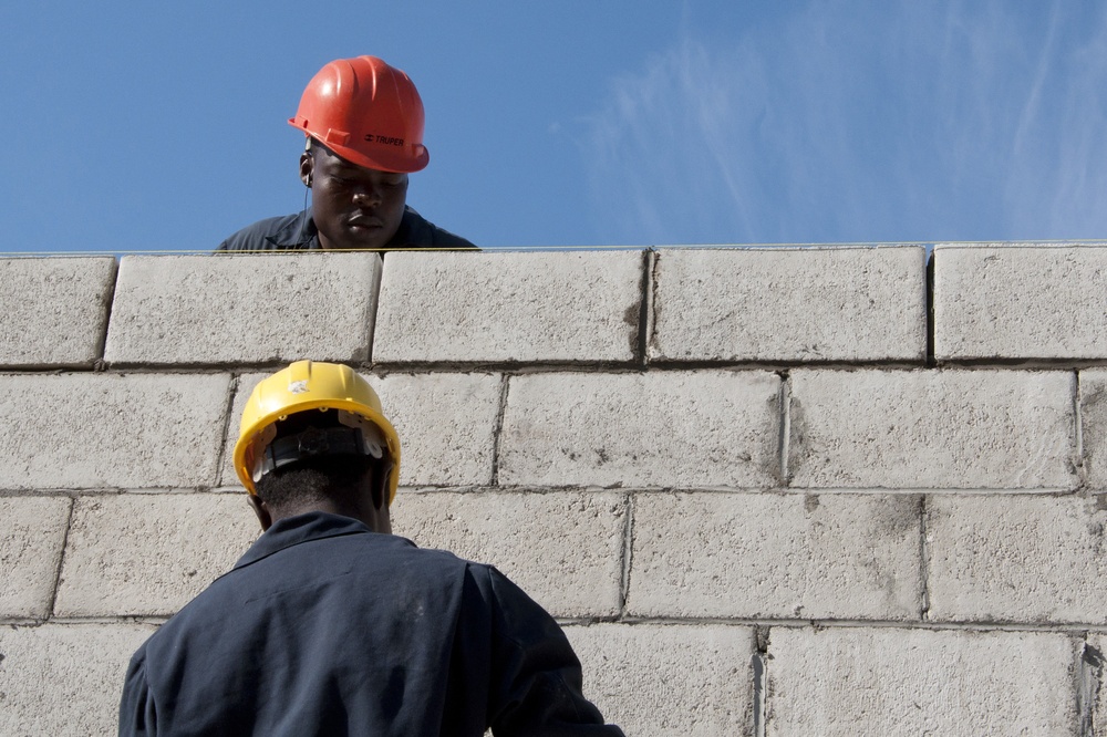 Multi-service engineer team continues construction