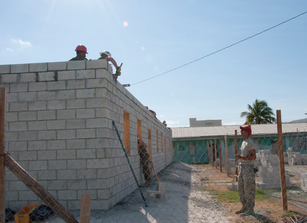 Multi-service engineer team continues construction