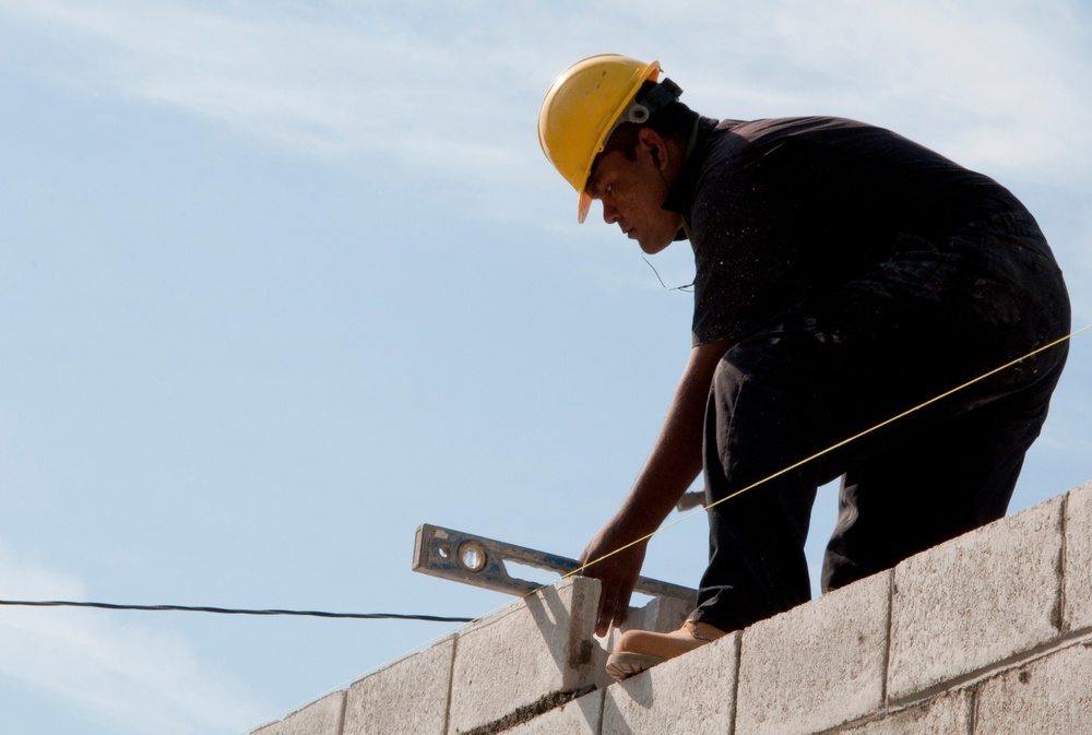 Multi-service engineer team continues construction