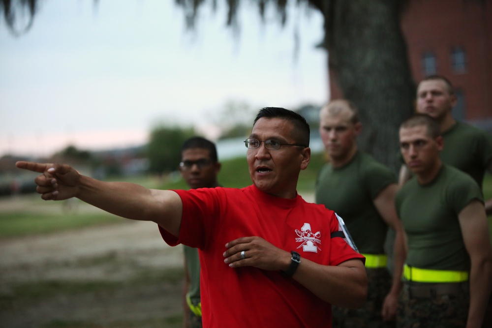 Photo Gallery: Marine recruits prove combat fitness in test on Parris Island