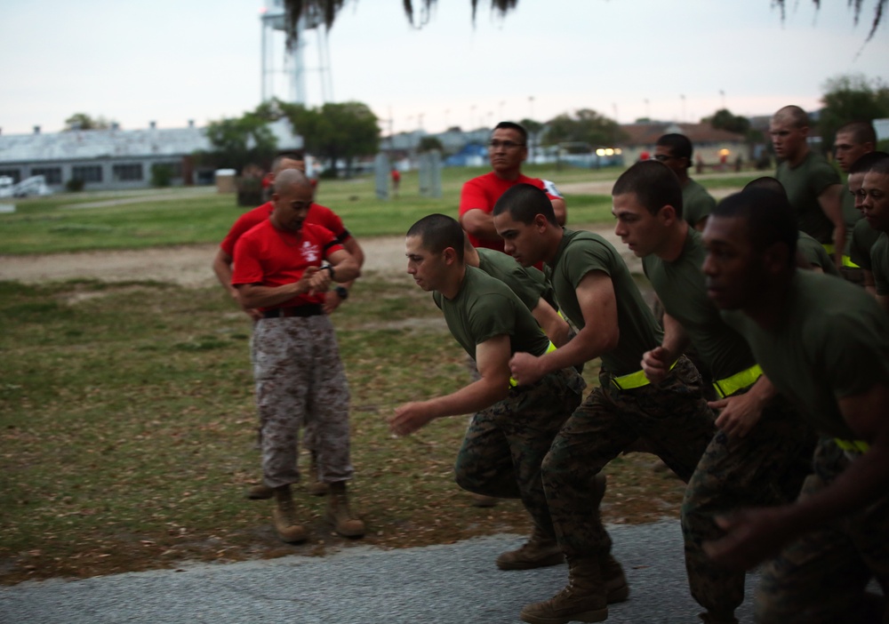 Photo Gallery: Marine recruits prove combat fitness in test on Parris Island