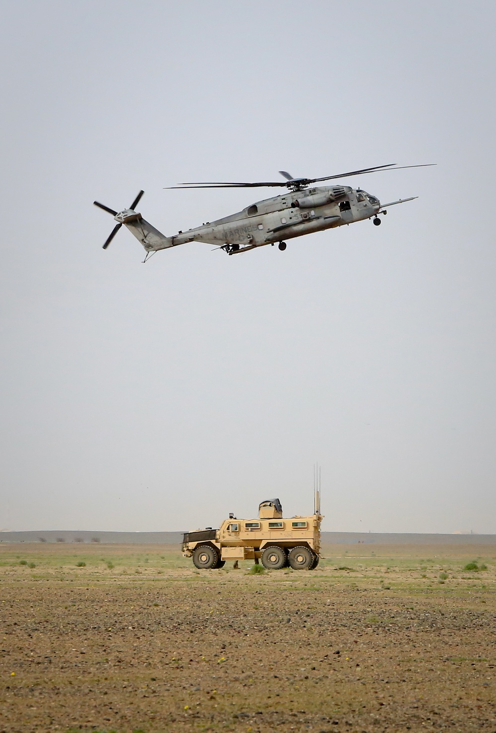 U.S. Marines, Georgian Army conduct air/ground mission, Helmand