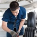 C-5M main landing gear tire change