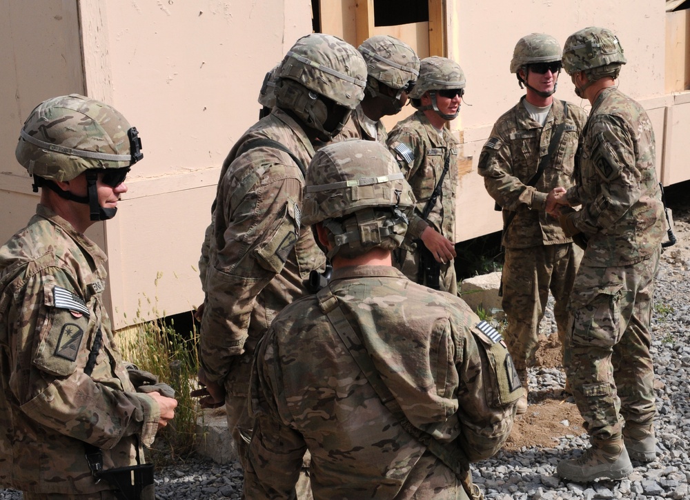 82nd SB-CMRE commander tests skills on hydraulic excavator with 1223rd Engineer Company