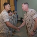 2ndMLG CG greets Marines in Spain
