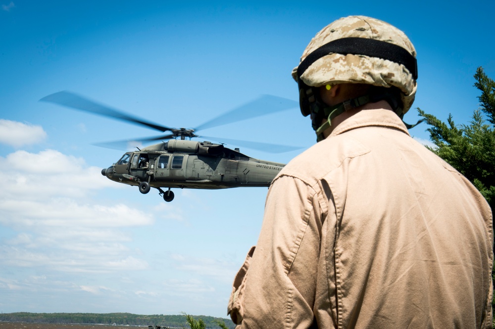 CBIRF Marines load up