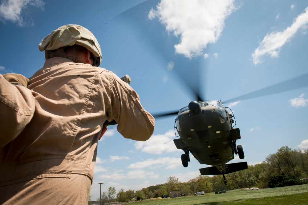CBIRF Marines load up