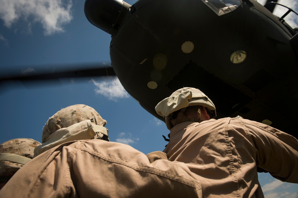 CBIRF Marines load up