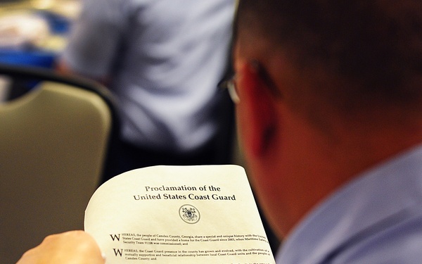 Celebration for Camden County's designation as nation's first Coast Guard Community