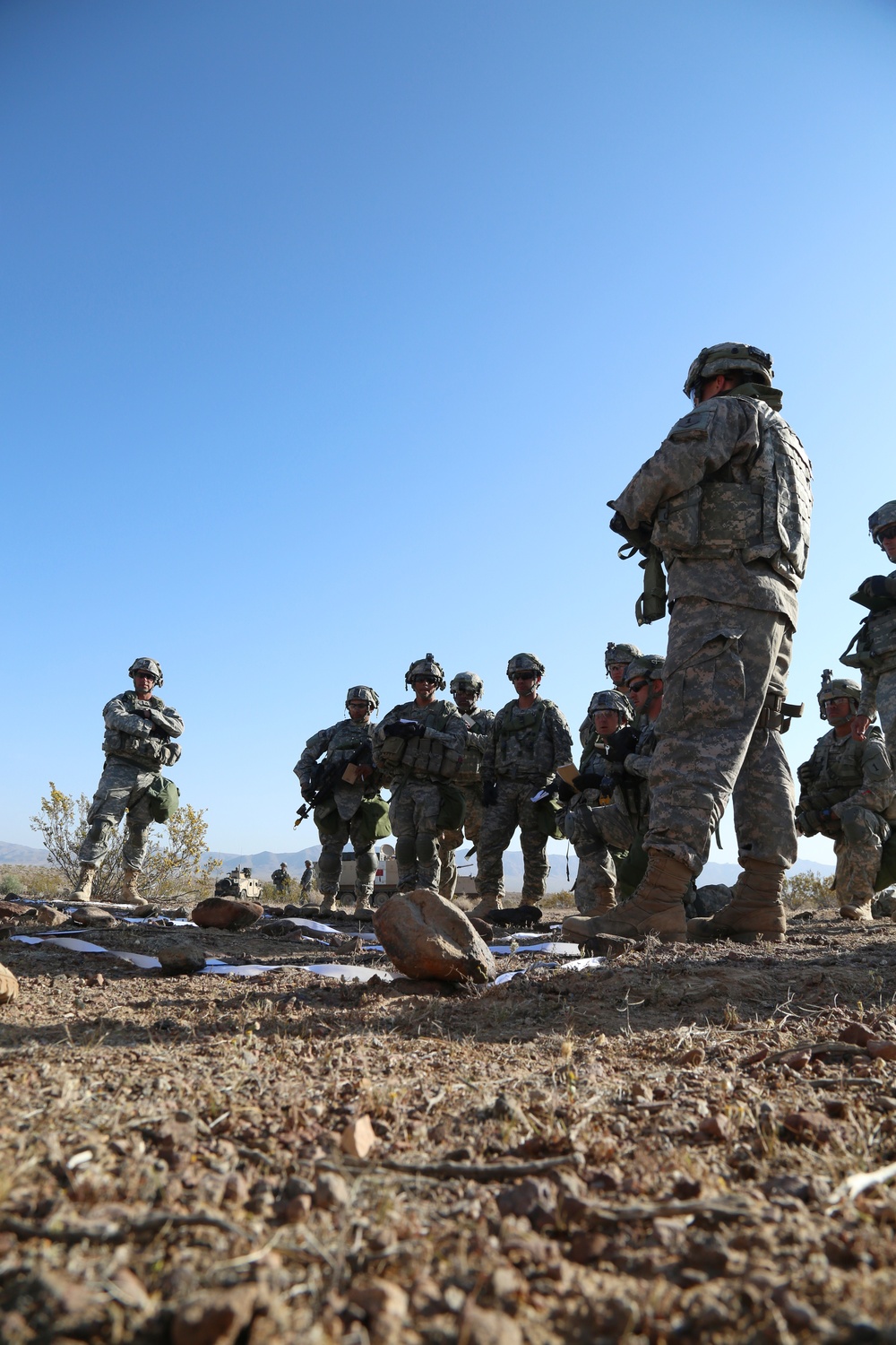 Rock table before mission