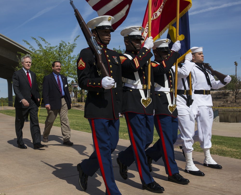 SecNav Commemorates Yuma's Military Ties, Names USNS Yuma