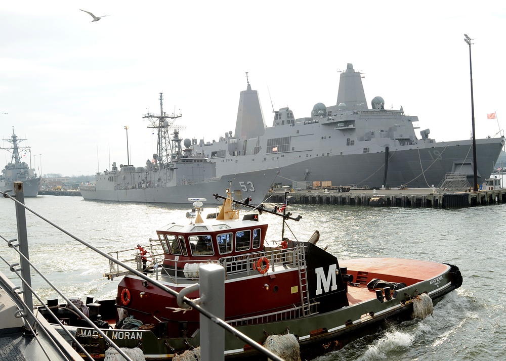 USS Porter gets underway