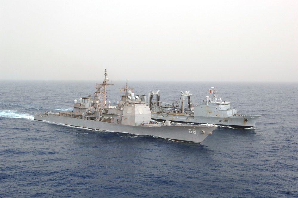 USS Anzio replenishment