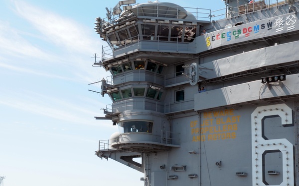 Junior Olympic Archery Team tour of USS Nimitz