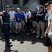 Junior Olympic Archery Team tour of USS Nimitz