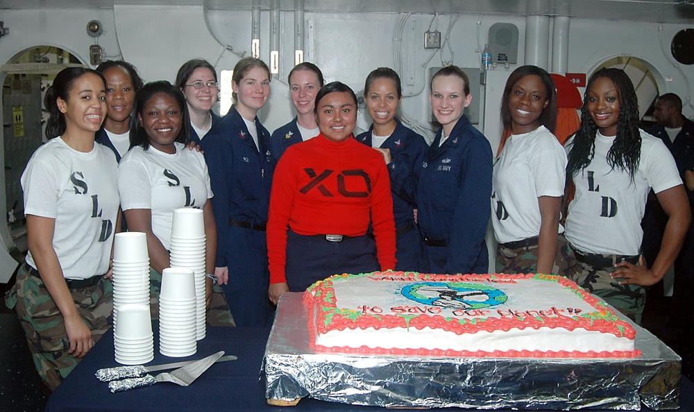Women's History Month 2009 aboard USS Boxer