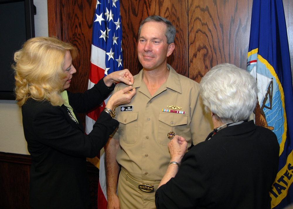 Capt. Michael McLaughlin promotion to rear admiral