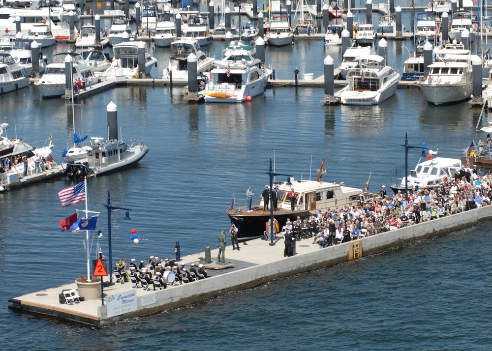 Lone Sailor Statue Dedication