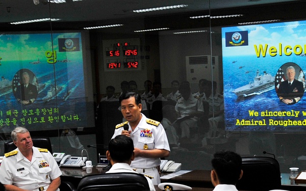 CNO visits Republic of Korea Fleet headquarters