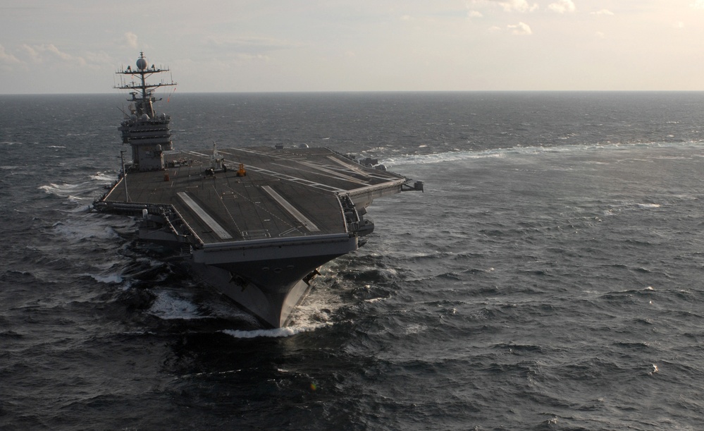 USS Harry S. Truman maneuvering exercise
