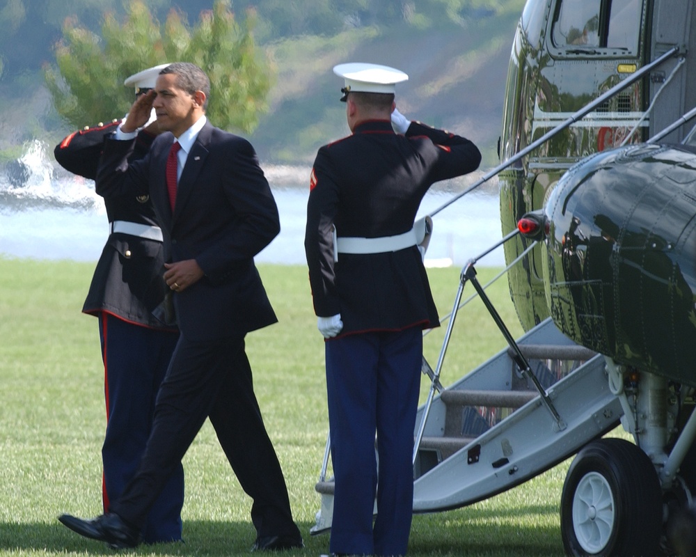 President Obama at Naval Academy commencement