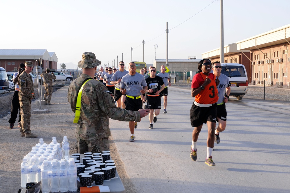 82nd SB-CMRE sponsors Pat's Run Challenge at Kandahar