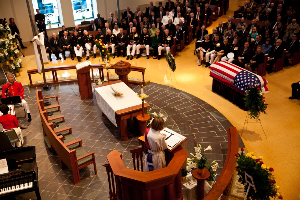 Funeral service for Gen. Carl E. Mundy Jr.