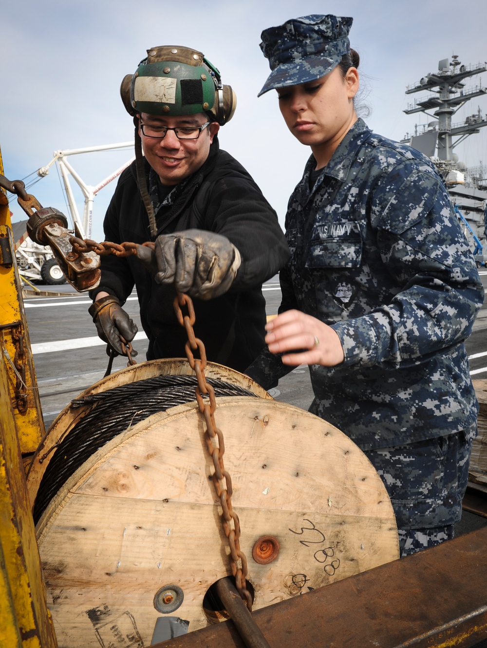 USS Nimitz action