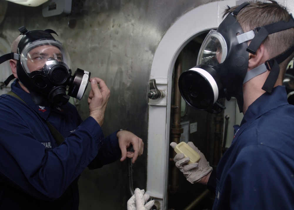 Chemical, biological, or radiological warfare drill