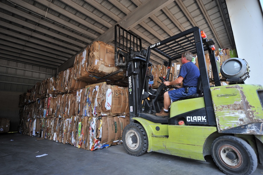 Recycling center operations