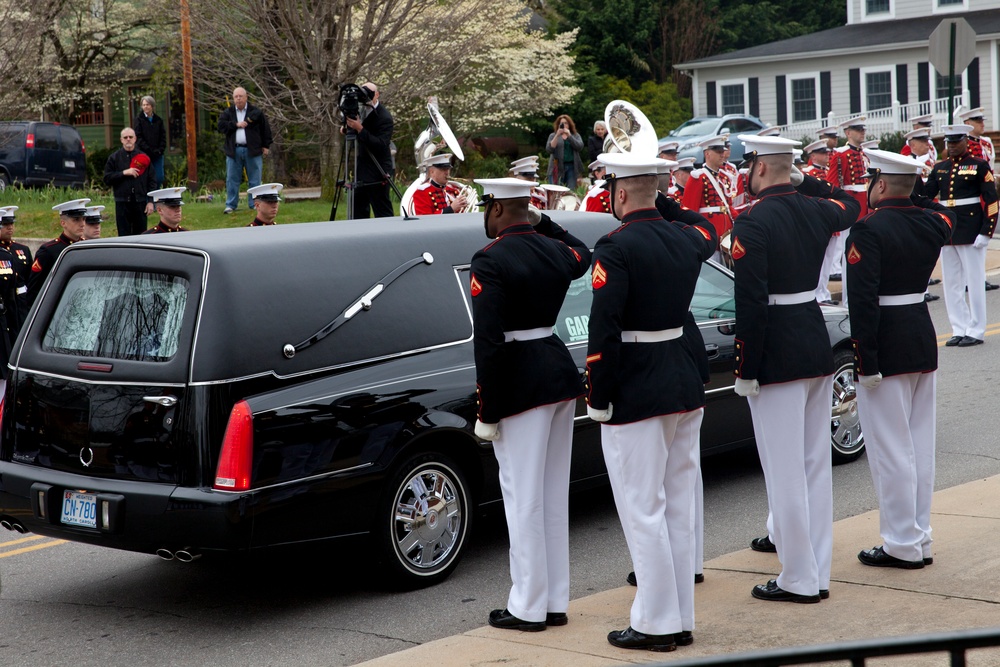 Marine funeral