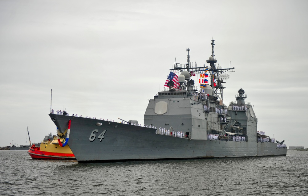 USS Gettysburg operations