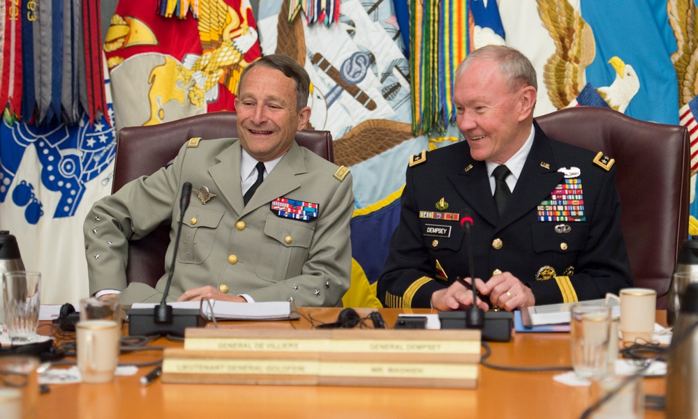 CJCS meets with his French Counterpart