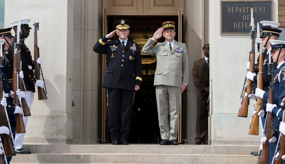 CJCS meets with his French counterpart