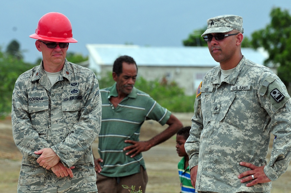 Soldiers, Airmen and allied soldiers better quality of life of Dominican citizens