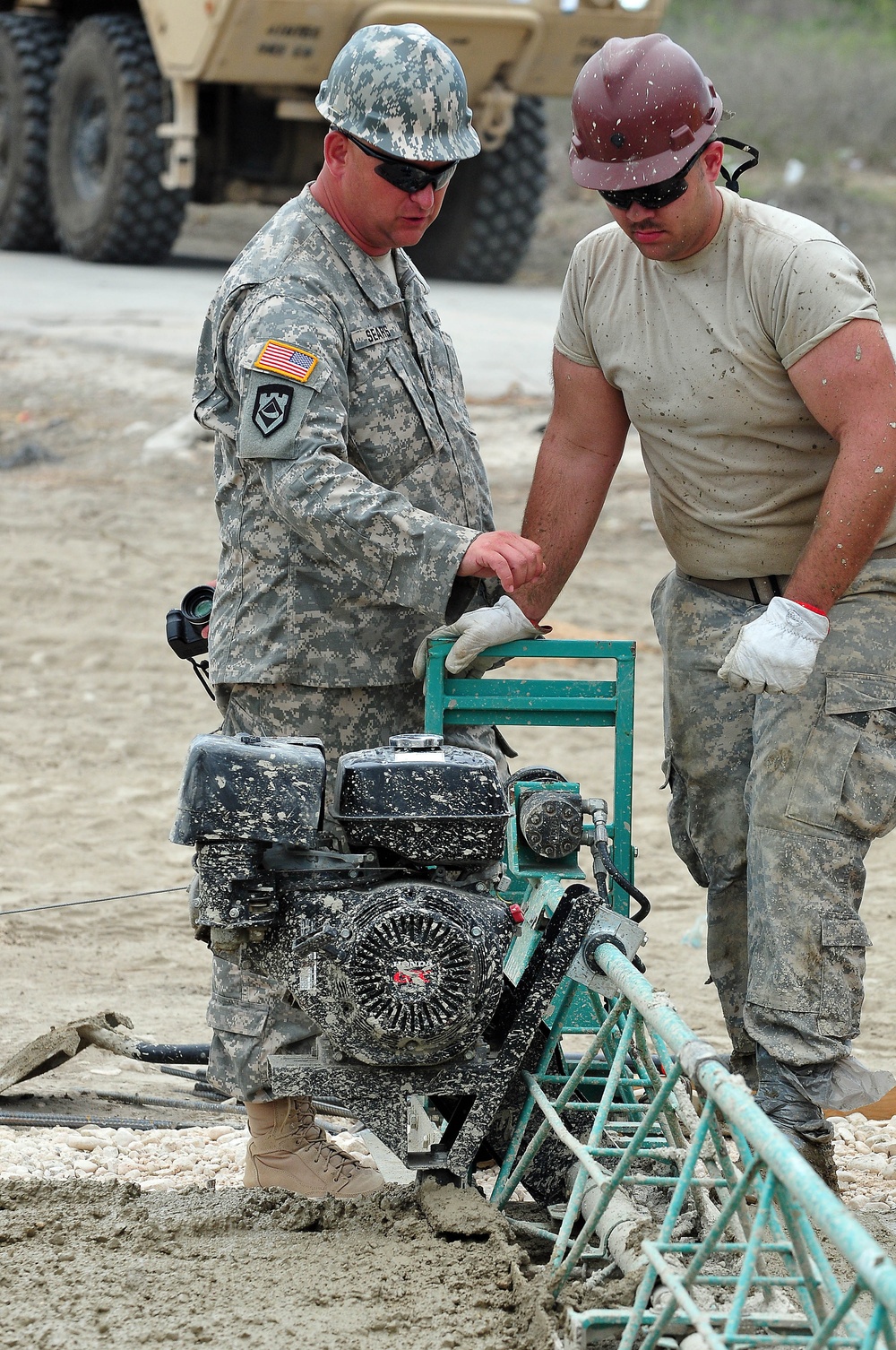 Soldiers, Airmen and allied soldiers better quality of life of Dominican citizens