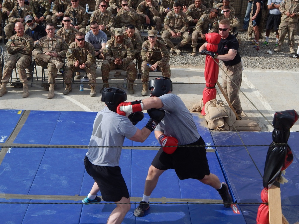 Spartan Soldiers strengthen bonds through boxing