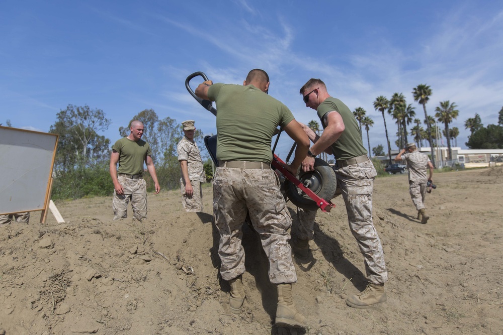 Terrain Model of Marine Corps Air Ground Combat Center Twentynine Palms