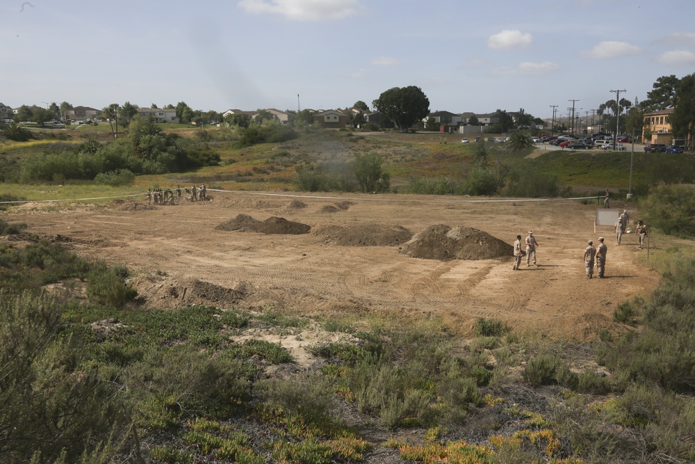 Terrain Model of Marine Corps Air Ground Combat Center Twentynine Palms