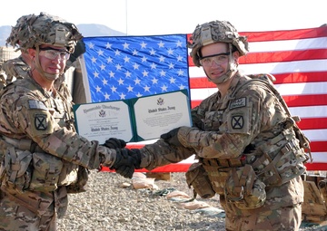 Spartan artillery soldier commits to continued service