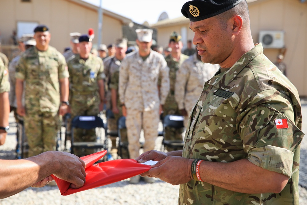 Tonga Flag Lowering Ceremony, Leaving Afghanistan