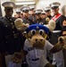 1st Marine Division Band performs National Anthem at Seattle Mariners baseball game