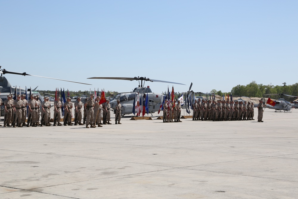 HMLA-167 sergeant major retires