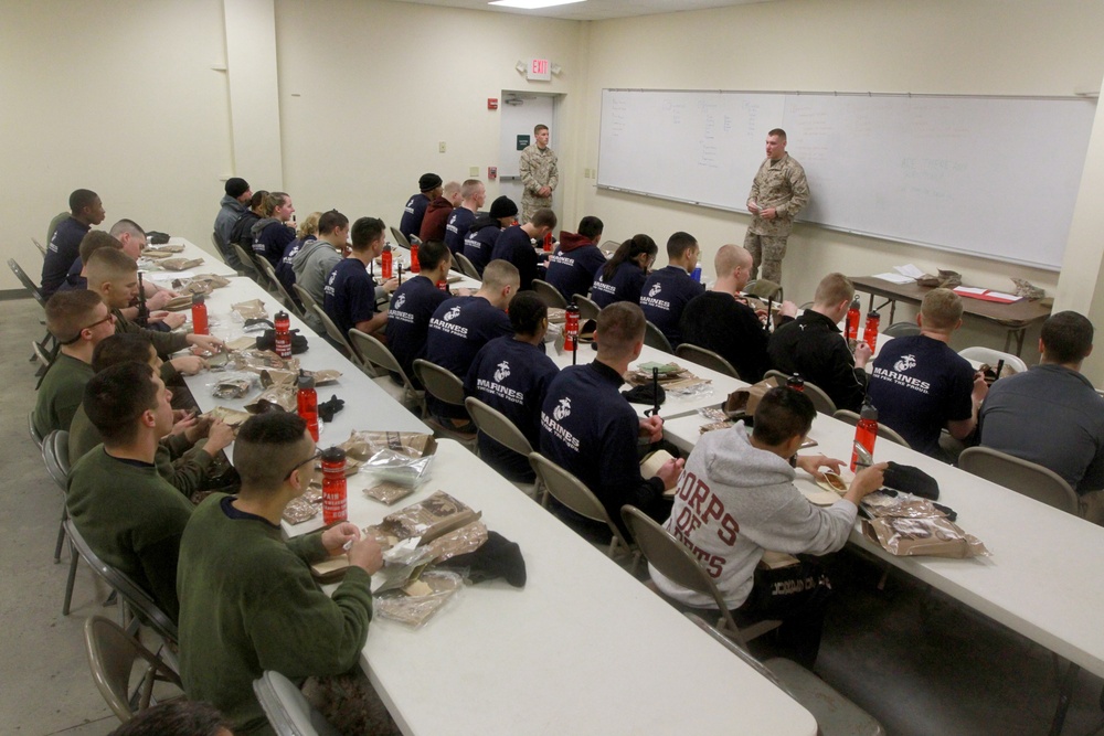 Officer candidate’s school prep weekend