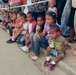 Local children of the Dominican Republic wait in line for medical assistance during Beyond the Horizon 2014