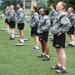 Eighth Army senior leaders participate in PT with Team 19