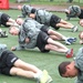 Eighth Army senior leaders participate in PT with Team 19