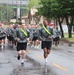 Eighth Army senior leaders participate in PT with Team 19